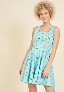 ModCloth iXiA Womens XL Holy Guacamole Avocado Dress BNNU - Picture 1 of 4