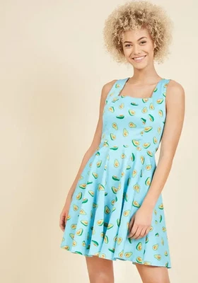 ModCloth iXiA Womens XL Holy Guacamole Avocado Dress BNNU - Image 1 of 4