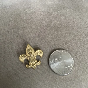 Boy Scouts Of America Fleur-de-lis Pin Messing Adler Patent 1911 Antik Pin Hut - Bild 1 von 3