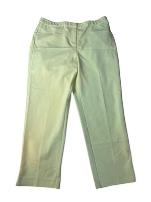 Ruby Road Women's Light Lime Green Dress Pants Size 14 Inseam 26” EUC - Image 1 of 4