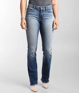 Jeans BKE fibbia Payton vestibilità universale vita media bootcut effetto invecchiato - Foto 1 di 5