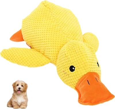 Anti Stress Ente Hund, Gelbe Ente Design, Anti Stress Ente für Hunde Quietschend - Bild 1 von 4