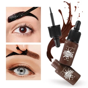 Peel-off Dye Eyebrow Gel Semi-Permanent Waterproof Brow Tattoo Tint Sweatproof - Picture 1 of 19