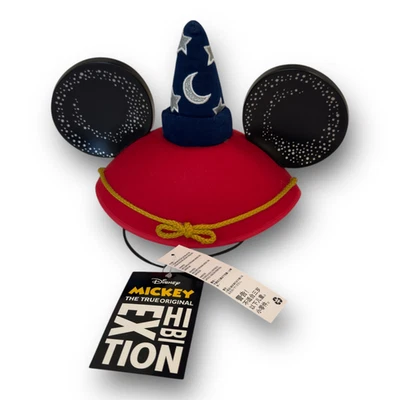 Disney Mickey Ears Hat Sorcerer Fantasia the True Original Exhibition 90th  - Image 1 of 4