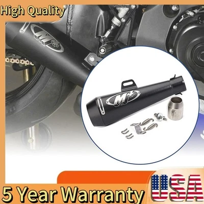 Motorcycle Exhaust Muffler Pipe DB Killer Bolt-on M4 Exhaust For GSXR 750 YZF US - Image 1 of 4