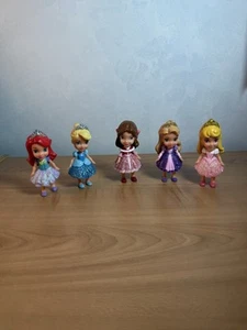 Disney Animators Collection Mini Princess Figures 3” Toddler Doll PVC Lot of 5 - Picture 1 of 9