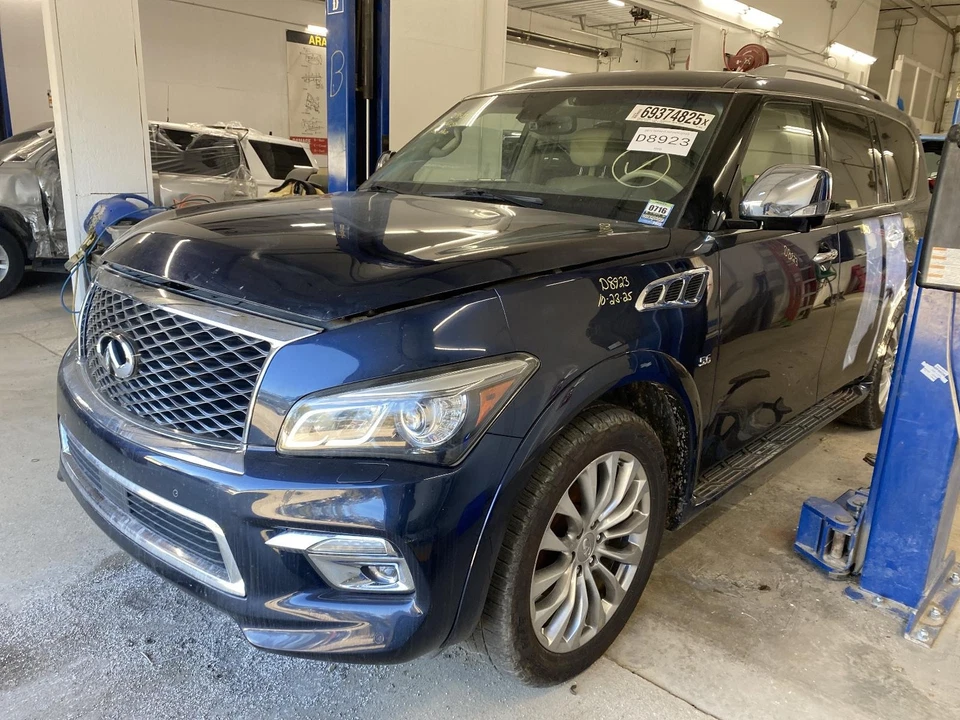 Used Front Left Seat Belt Front fits: 2016 Infiniti QX80 driver retractor Front Foto 1 de 4