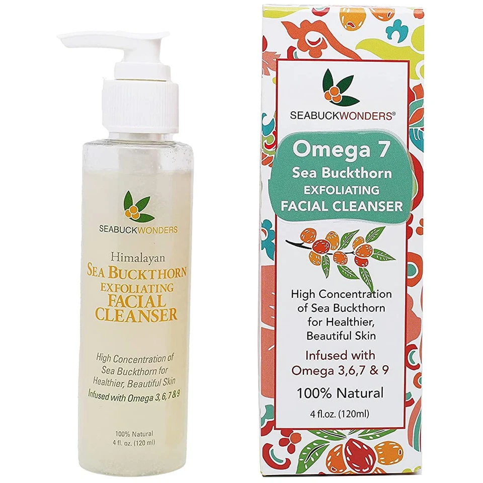 Seabuck Wonders Omega 7 Sea Buckthorn Exfoliating Facial Cleanser 4 Oz - Image 1 of 1