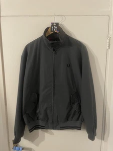 Fred Perry Harrington Grey Jacket Medium Pre Owned Excellent Condition - Picture 1 of 24