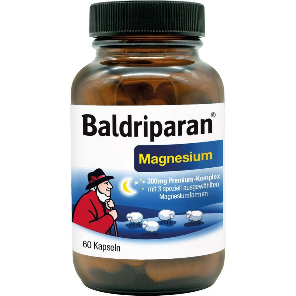 PHARMASGP GMBH BALDRIPARAN Magnesium Kapseln 60 St PZN19553871