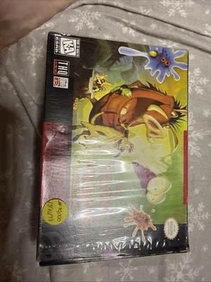 Timon and Pumbaa Jungle Games Super Nintendo SNES Authentic CIB Super Clean! - Image 1 of 4