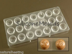 NEW 21cell CHERRY FLOWER Professional POLYCARBONATE Chocolate Mould Mold Candy - Picture 1 of 1