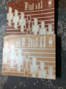 1988 Chevy Rvgp R V G P Camión Servicio Tienda Reparación Manual Juego W De Book - Imagen 1 de 7