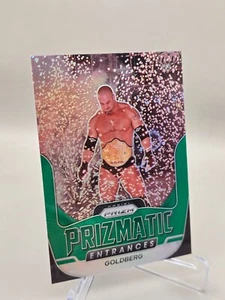 Goldberg | Prizmatic Entrances | Green Prizm | WWE 2022 Panini Prizm - Bild 1 von 2