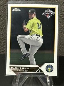 2023 Topps Pro Debut Mason Barnett Prospect #112 Royals