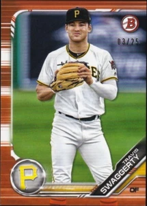 2019 Bowman Prospects Orange #BP-93 - Travis Swaggerty [03/25] Rookie - Bild 1 von 4