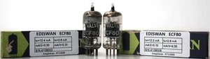 ECF80 EDISWAN Made in ENGLAND Amplitrex Tested - Picture 1 of 13
