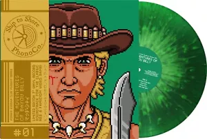 The Adventures of Bayou Billy - Swampy Green Marble 7" Vinyl Single Record VGM - Foto 1 di 1