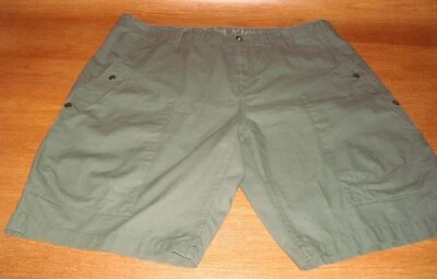 Pantalones Cortos Calvin Klein CK Carga Informales Verde Oliva 10" Entrepierna $60 Para Hombre Talla 40 Foto 1 de 4