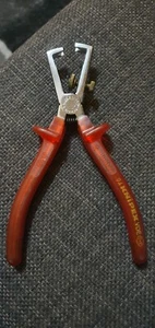 KNIPEX 11-160 Abisolierzange mit Öffnungsfeder  Elektriker Werkzeug - Bild 1 von 3