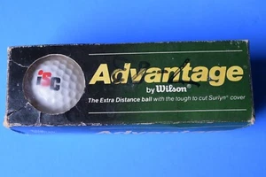 Advantage by Wilson Golfbälle #2 - NEU in OVP - 3 Bälle - bedruckt isc - Bild 1 von 9