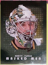 2008  MARTY TURCO  MASKED MEN GOLD /10  #MM27  Dallas Stars