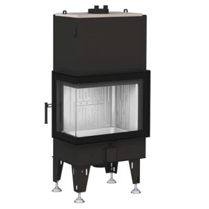 Chimenea de esquina con agua Aquatic WH 70 CL con doble acristalamiento cumple BimSchV2 - Imagen 1 de 7