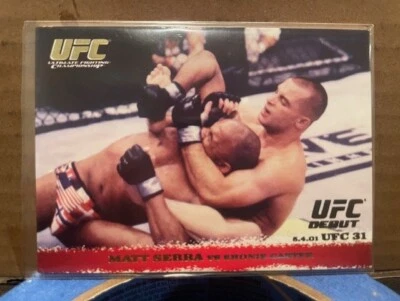 2009 TOPPS UFC RD 1 Matt Serra UFC Champion GOLD SP Parallel - Image 1 of 3