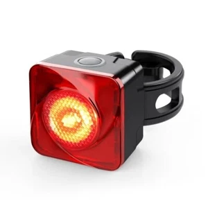 LUCE POSTERIORE PER BICI A LED RICARICABILE USB BICICLETTA FARO FANALE BIKE MTB - Foto 1 di 6