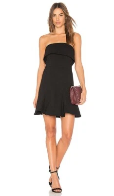 C/Meo Collective Fluidity Strapless Bandeau Black Mini Dress BNWT S - Image 1 of 4