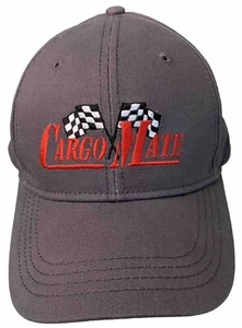 Cargo Mate Mütze Kappe Buckleback grau rote Nähte gesticktes Logo Einheitsgröße - Bild 1 von 8