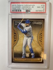 2019 Panini Chronicles Timeless Treasures Vladimir Guerrero Jr #19 Rookie PSA 8