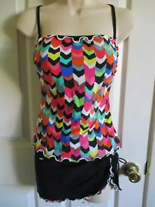 Costume da bagno tankini tankini taglia 10 profilo 2 pz nuovo con etichette - Foto 1 di 3