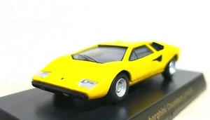 Kyosho 1/64 LAMBORGHINI COUNTACH LP400 YELLOW diecast car model - Picture 1 of 3