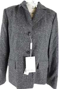 Max Mara Womens Brenta Blazer Jacket Size 14 Wool Cashmere 2 Button NWT $575 - Picture 1 of 23