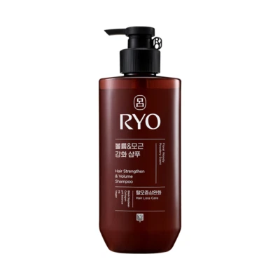 Ryo Hair 强韧发泡洗发水 480ml 护发素 480ml 素食 K-Beauty — 第 1/4 张图片