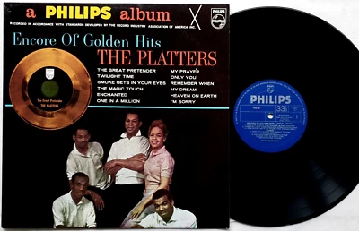 The Platters – Encore Of Golden Hits Vinyl LP Australian reissue Philips PDS 66 - Image 1 of 2