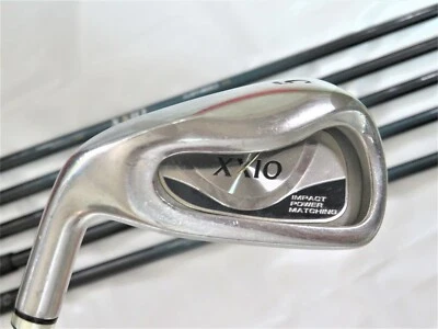 LEFT-Handed DUNLOP XXIO MP400 6pc 5-pw IRONS SET GOLF CLUB R-FLEX - Image 1 of 4