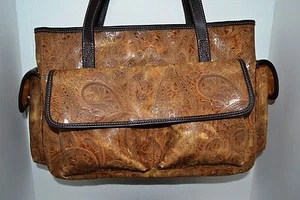 "Relic" Large embossed Tote #RL8788PA - Picture 1 of 9