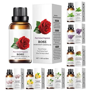 30ml Water Soluble Fragrance Oils Natural Scent Oil For Home Travel And Baths - Picture 1 of 20