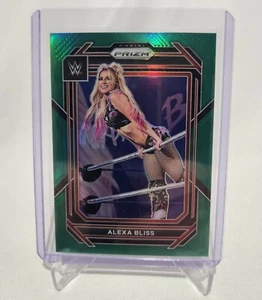 2023 Panini Prizm WWE Green Prizm Alexa Bliss - Picture 1 of 2