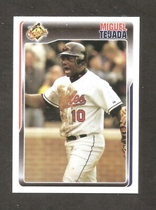 Miguel Tejada 2005 Lo Mejor de MLB Venezuelan Sticker #175 Super Rare