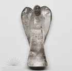 X-LARGE Hand Carved Smoky Quartz Crystal Angel 5.0cm 2.0inch High Casa Brazil