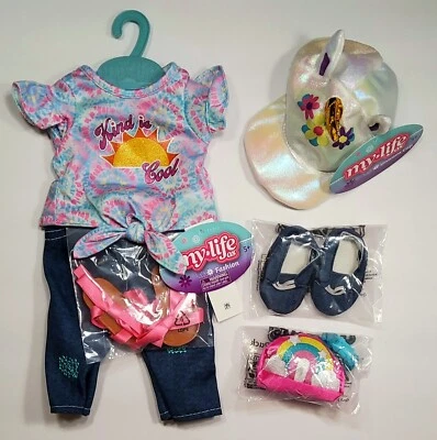 My Life As Jean Lot with Outfit, Shoes, Bag & Hat for 18" Dolls - Image 1 of 2