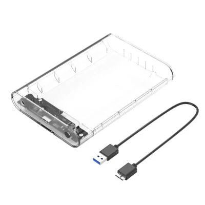 35" Externes Festplattengehäuse USB 3.0 auf SATA 3.0 Gehäuse mit 12V Adapter ... - Bild 1 von 4