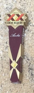DOS EQUIS CERVEZA XX AMBAR TAP HANDLE RARE SHORTY SHOTGUN STYLE MEXICO - Picture 1 of 2
