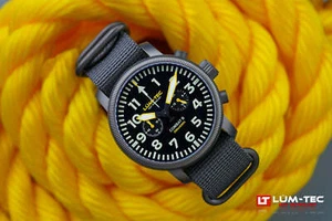 Lum-Tec Combat B64 Chronograph watch, 2-year warranty, USA Made, 2 straps, 43mm - Picture 1 of 21