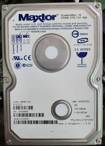 Maxtor 4A250J0 DiamondMAX 16 250GB ATA/133 5.4K RPM IDE 3.5" Hard Drive NEW!!! - Picture 1 of 1