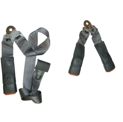 Jeep XJ 96-01 OEM Complete Rear Seat Belt Female Assembly w/ Double Female Foto 1 de 4