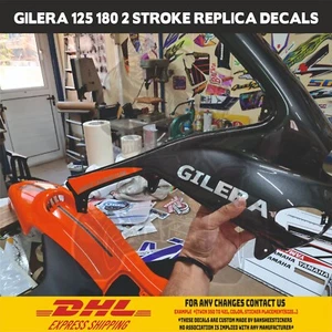 Réplica de calcomanías adhesivas Gilera Runner 50 SP 125 SP 180 SP IMPRESAS EN VINILO TRANSPARENTE - Imagen 1 de 5